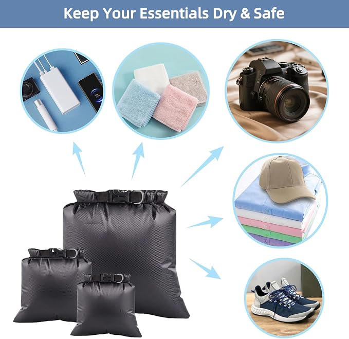 6PCS Dry Bags Waterproof, Lightweight Dry Bags - Image 5