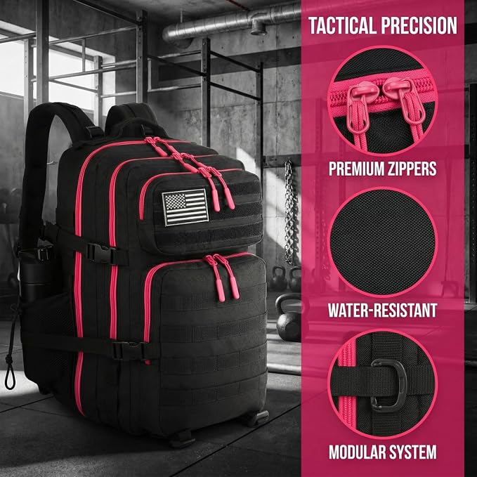 45L Tactical Backpack for Men Women, Military Assault Pack - Image 5