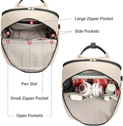 LOVEVOOK Laptop Backpack for Women Men 15.6 Inch Laptop Bag - Image 3
