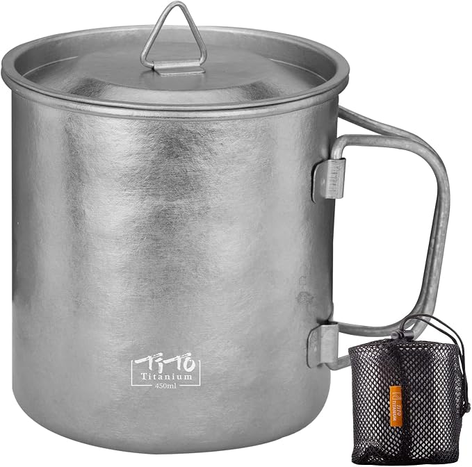 TiTo Titanium Cup Titanium Pot by TiToTitanium