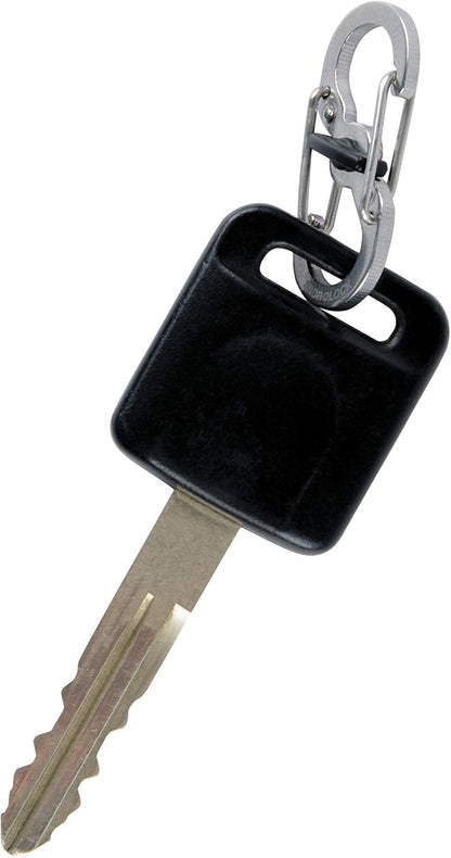 Nite Ize S-Biner MicroLock, Locking Key Holder, Stainless-Steel 2-Pack - Image 3