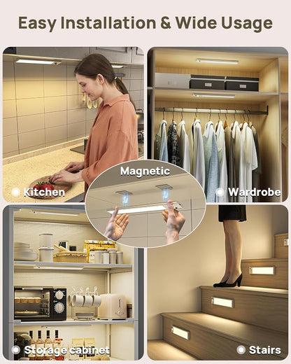 9" Under Cabinet Lights Wireless, Motion Sensor Light Indoor - Image 7