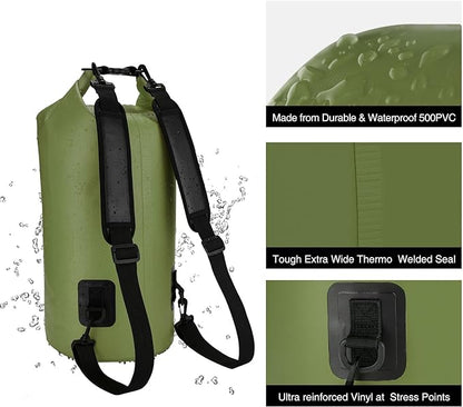 Piscifun Dry Bag, Waterproof Floating Backpack 10L/20L/30L/40L - Image 5