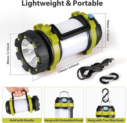 BOBKID 2 Pack Camping Lantern, Outdoor LED Camping Light, Rechargeable - Image 4