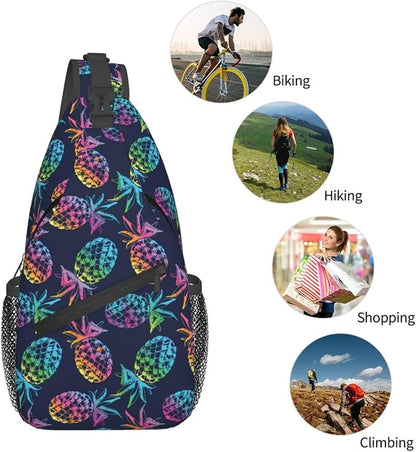 Tropical Fruits Pineapple Sling Bag - Image 6