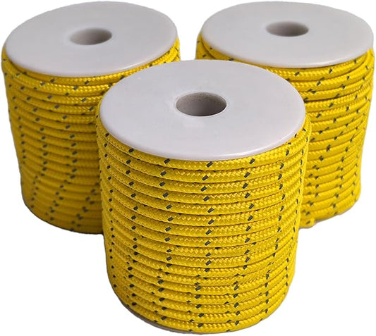 Dyneema Reflective Rope -2mm 400kg Fracture Strain by Unknown