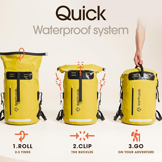 Earth Pak Waterproof Backpack - Image 6
