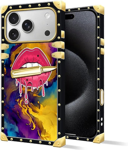 for iPhone 17 Pro Max Case Luxury Golden Decoration - Image 2