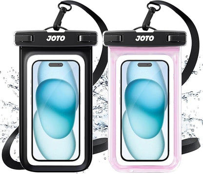 JOTO 2 Pack Universal Waterproof Phone Case by JOTO