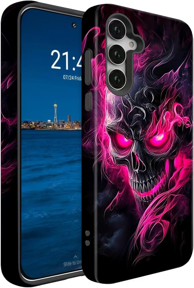 Compatible for Samsung Galaxy A17 5G Case, Dual Layer Heavy Duty 2 in 1 by BSMOSPER