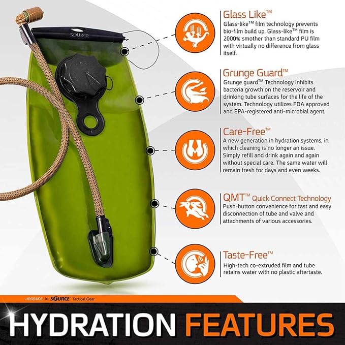 Source Wxp Storm Valve Black Hydration Reservoir System - Image 3