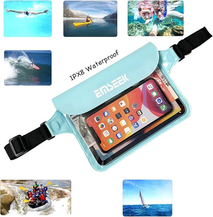 Waterproof Waist Pouch Dry Belt Bag Fanny Pack Keep Your Key Fob Wallet Kindle - Image 5