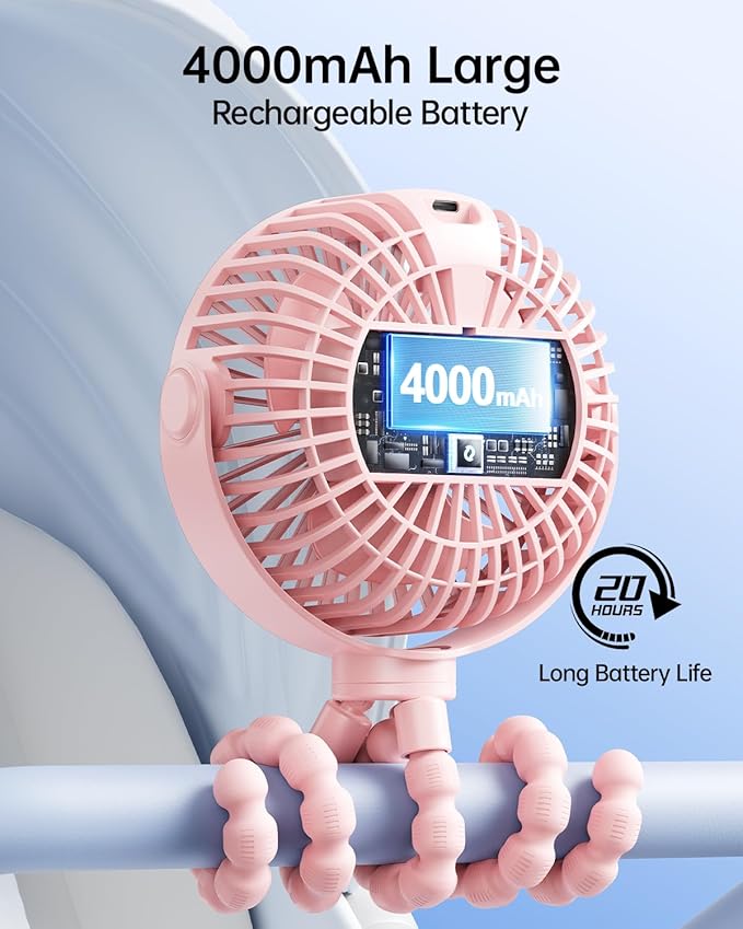 SWEETFULL Portable Stroller Fan - Image 4