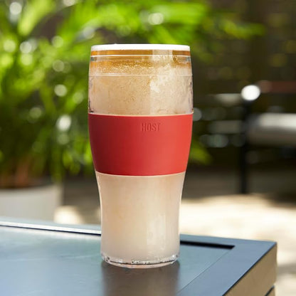 Host FREEZE Beer Glasses, Frozen Brew Mugs, Freezable Pint Glass Set, Insulated - Image 9
