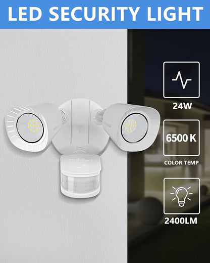 UFOND LED Security Lights Outdoor Motion Sensor Light，2400 Lumen All Aluminum - Image 4