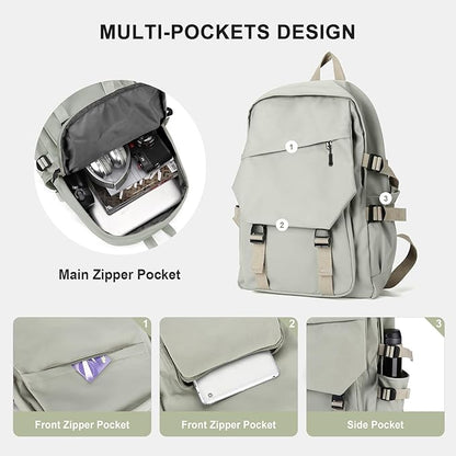 coowoz Lightweight School Backpack College Laptop Backpack - Image 4
