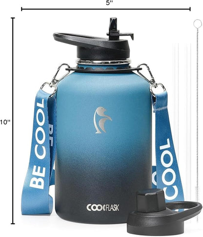 Coolflask 64 oz Water Bottle Insulated - Image 8