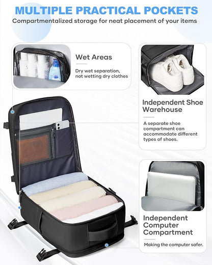 coowoz Travel Backpack Carry On - Image 4