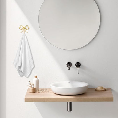 MAGICLULU Gold Coat Hook Bow Wall Hooks Brass Hanging Hook Multi-Purpose Door - Image 6