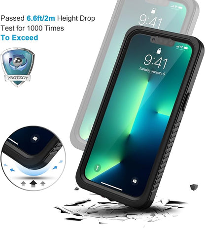 Lanhiem for iPhone 13 Pro Case, IP68 Waterproof Dustproof Shockproof Cases - Image 5