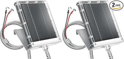 POWOXI 6V Solar Panel for Deer Feeder: 1.5W Waterproof Solar Battery Charger by POWOXI