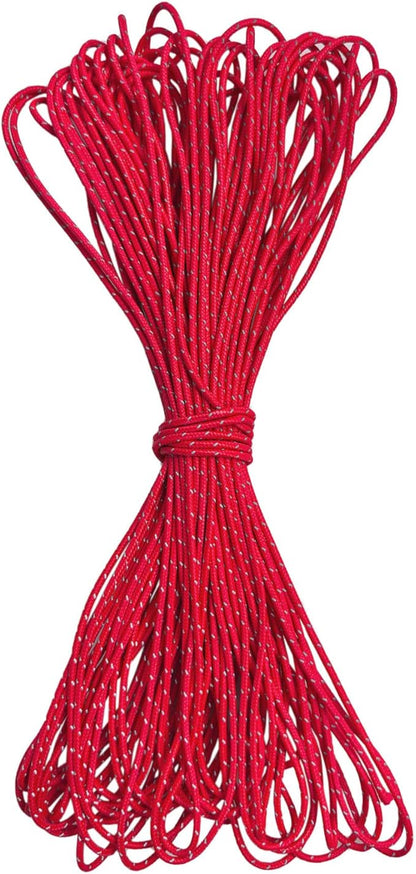 Dyneema Reflective Rope -2mm 400kg Fracture Strain by Unknown
