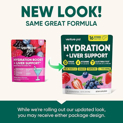 Venture Pal Hydration Packets + Liver Support- Liquid Daily IV Electrolyte - Image 9