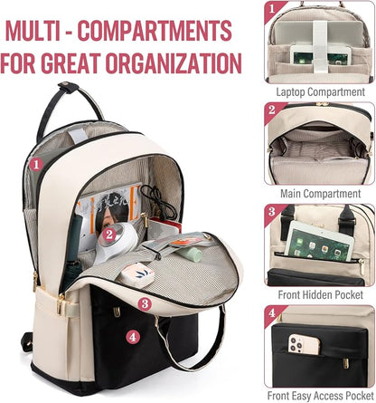 LOVEVOOK Laptop Backpack for Women Men, 17.3 Inch Laptop Bag - Image 3