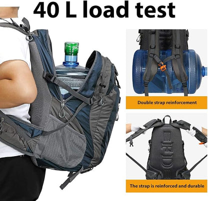 FENGDONG 40L Waterproof Lightweight Outdoor Daypack Hiking, Travel Backpack - Image 4