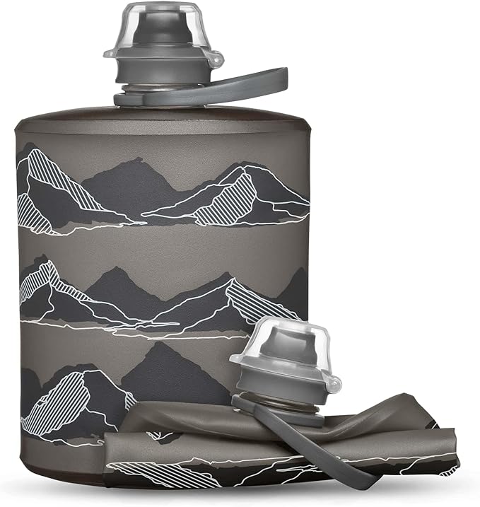 HydraPak Stow Collapsible Water Bottle – 350ml, 1L – Ultralight, Leak-Proof by Hydrapak