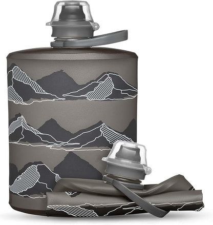 HydraPak Stow Collapsible Water Bottle – 350ml, 1L – Ultralight, Leak-Proof by Hydrapak