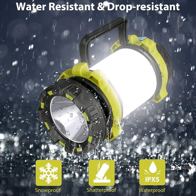 BOBKID 3 Pack Camping Lantern, Outdoor LED Camping Light, Rechargeable - Image 5