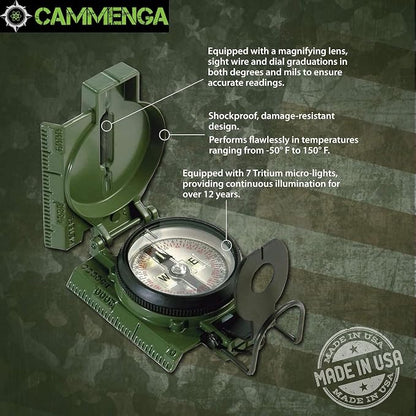 Cammenga Compass Military Grade Phosphorescent - Image 3