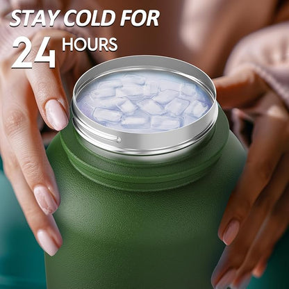Navigate 32 oz Insulated Stainless Steel Sports Water Bottle - Image 7