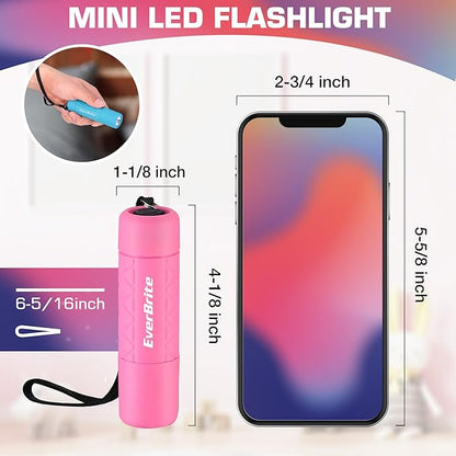 EverBrite Mini Flashlight 3-Pack, Small Flash Lights 9 AAA Batteries Included - Image 2