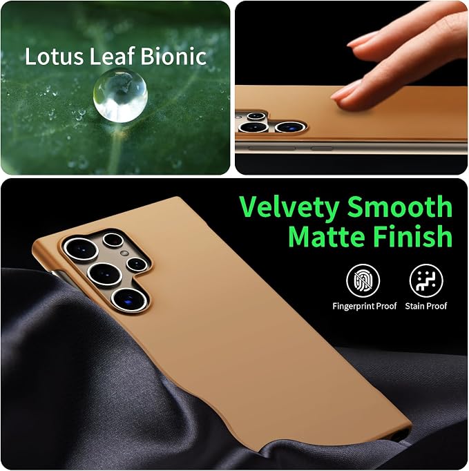 GRECAZO Slim Borderless for Samsung Galaxy S25 Ultra Phone Case 6.9" Ultra-Thin - Image 6
