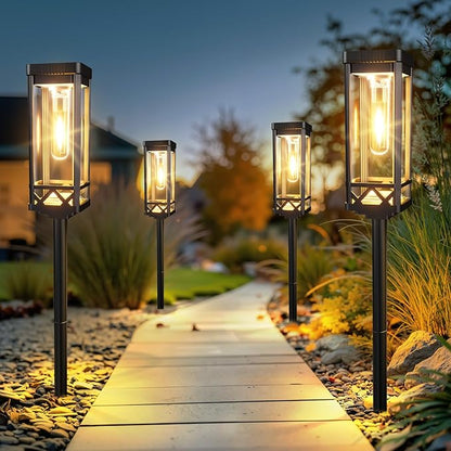 KOOPER Taller Solar Pathway Lights Outdoor, 12 Pack Upgraded Brighter Solar - Image 8