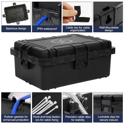 Large Outdoor Electrical Box Waterproof, IP54 Extension Cord Cover Weatherproof - Image 6