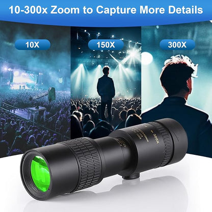 10-300x40 Monoculars for Adults High Powered – Zoom Monocular Telescope - Image 4