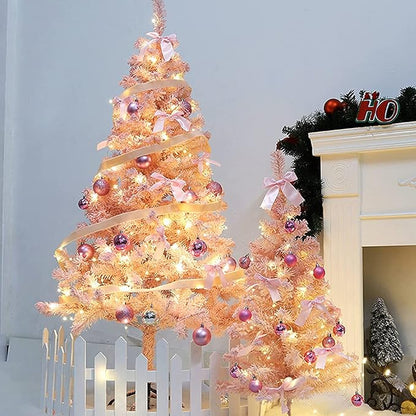 2 Pack 50 Count Christmas String Lights Clear Warm White Mini Lights Plug - Image 4