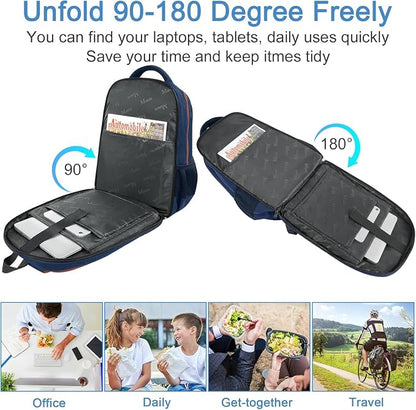 MATEIN Laptop Backpack with Lunch Compartment, Large Insulated Lunch Backpack - Image 5