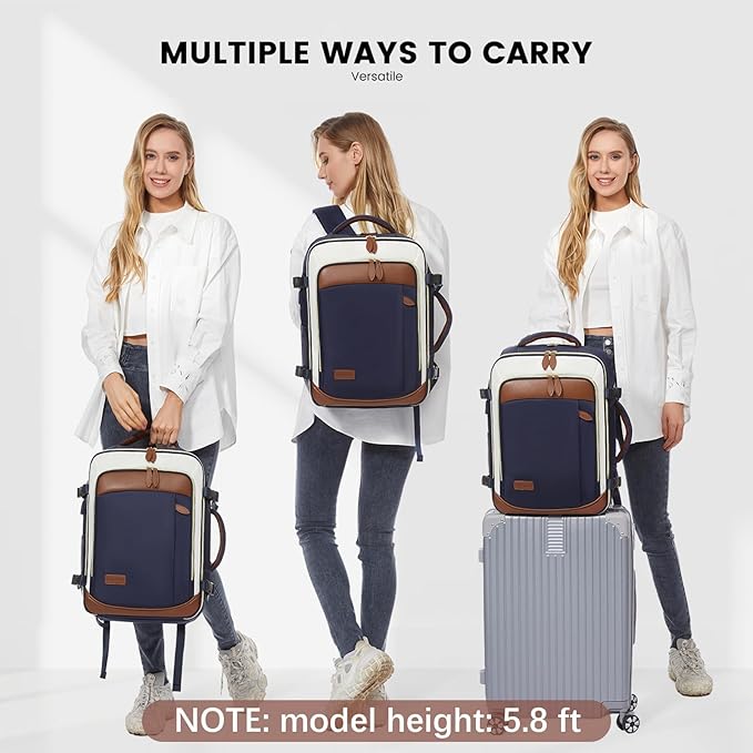 LOVEVOOK Travel Backpack for Women, 40L Carry On Backpack - Image 6