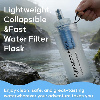 1L Soft Flask Water Bottle, Collapsible Water Bottle - Image 5
