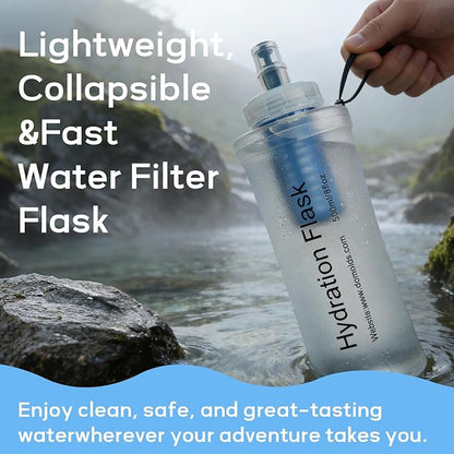 700ml Soft Flask Water Bottle, Collapsible Water Bottle - Image 5