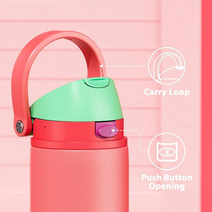 24 oz Insulated Water Bottle for Women: Meoky Stainless Steel Water Bottle - Image 5