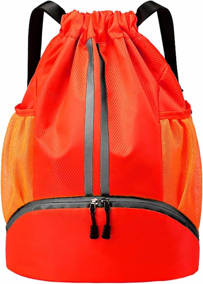 JELUTAR Drawstring Backpack Gym Bag by JELUTAR