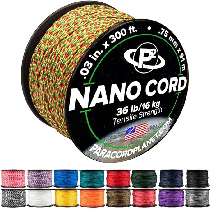 Paracord Planet Nano Cord –Lightweight Nylon Nano Paracord – Great by ParacordPlanet
