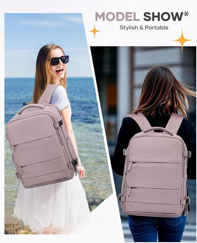 Travel Backpack Carry On Flight Aapproved Personal Item Travel Bag Mochila De - Image 2