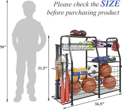Garage Sports Equipment Organizer - Image 2