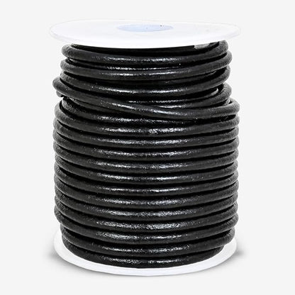 GENIQUE Real/Genuine Round Leather String Cord - Image 2